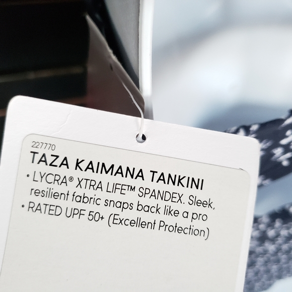 NWT Athleta 32 B/C Navy Tankini Top - Picture 5 of 8